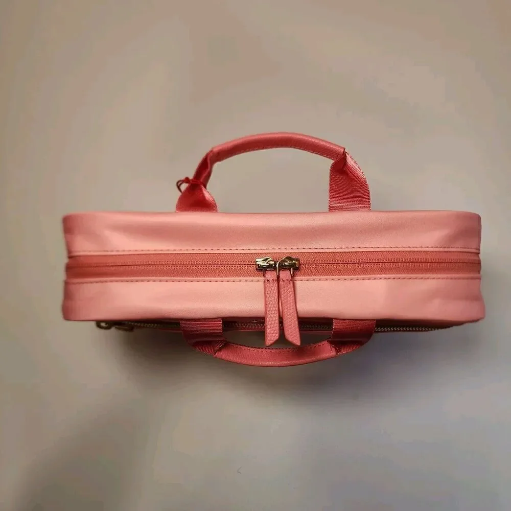 NWT TUMI Voyageur MELISSA Zippered Cosmetic Toiletry Bag PINK OMBRE